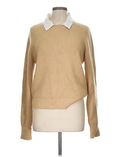 Pre-owned Favorite Daughter Pullover Sweater In Tan