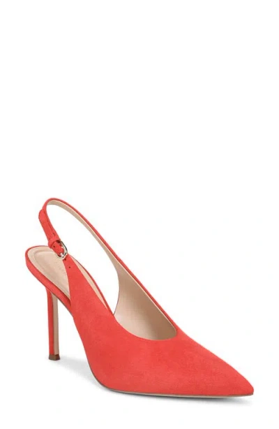 Favorite Daughter Remy Pointed Toe Slingback Sandal In Red