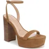 Favorite Daughter Ruby Ankle Strap Platform Sandal In Brown