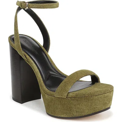 Favorite Daughter Ruby Ankle Strap Platform Sandal In Green