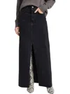 Favorite Daughter Sadie High Rise Skirt In Asphalt In Black