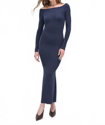 Favorite Daughter Sara Maxi Dress In Navy In Blue