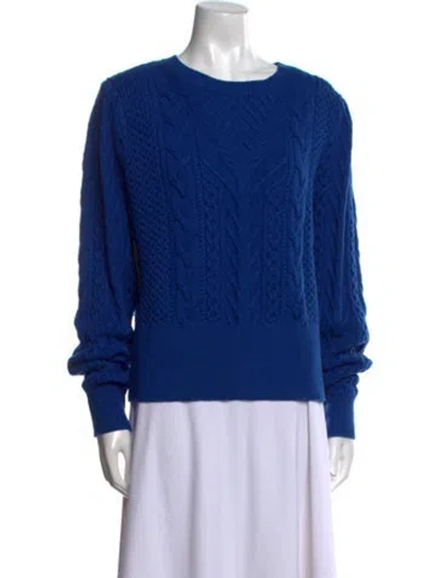 Pre-owned Favorite Daughter Scoop Neck Sweater In Blue