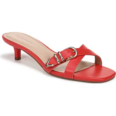 Favorite Daughter Shiloh Kitten Heel Sandal In Red