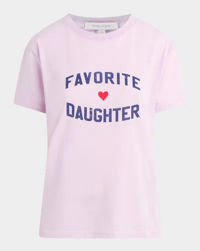 FAVORITE DAUGHTER SHORT-SLEEVE LOGO TEE