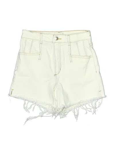 Pre-owned Favorite Daughter Shorts In Ivory