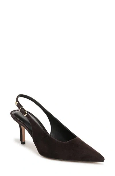Favorite Daughter Sierra Pointed Toe Slingback Pump In Black