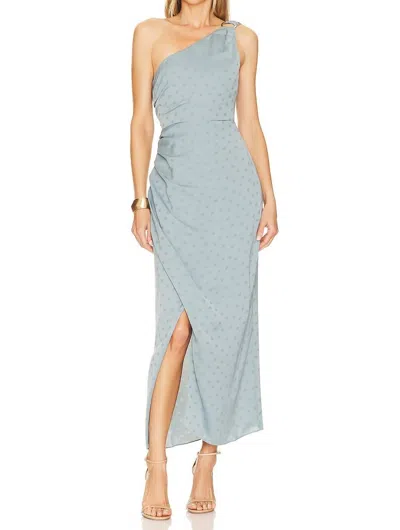 Favorite Daughter Single Tables 1 Shoulder Dress In Slate Blue In Gray