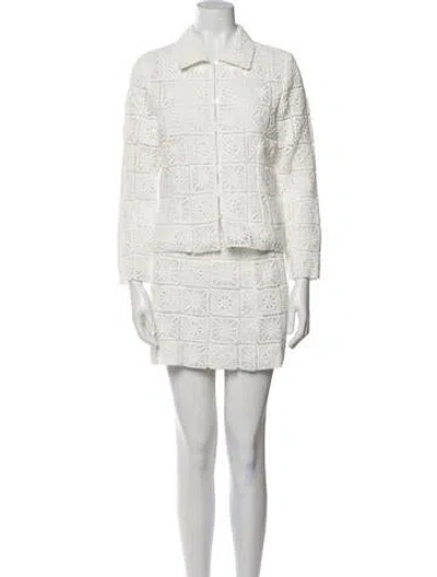 Pre-owned Favorite Daughter Skirt Suit In Neutral