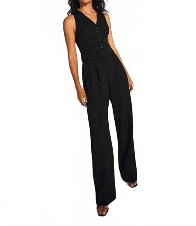 Favorite Daughter Sleeveless Vest In Black