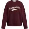 Favorite Daughter Sports Mom Cotton Blend Graphic Sweatshirt In Burgundy