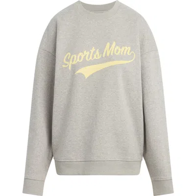 Favorite Daughter Sports Mom Cotton Blend Graphic Sweatshirt In Heather Grey