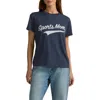 Favorite Daughter Sports Mom Graphic T-shirt In Navy/white
