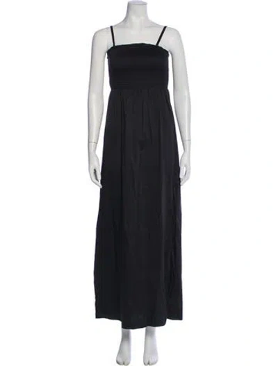 Pre-owned Favorite Daughter Square Neckline Long Dress In Gray