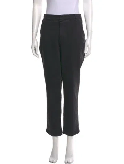 Pre-owned Favorite Daughter Straight Leg Pants In Black