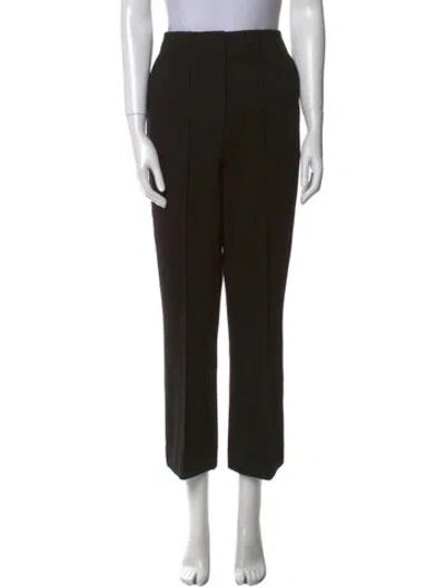 Pre-owned Favorite Daughter Straight Leg Pants In Black