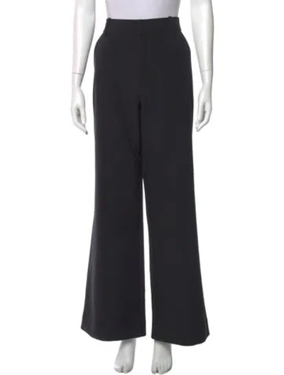 Pre-owned Favorite Daughter Straight Leg Pants In Black