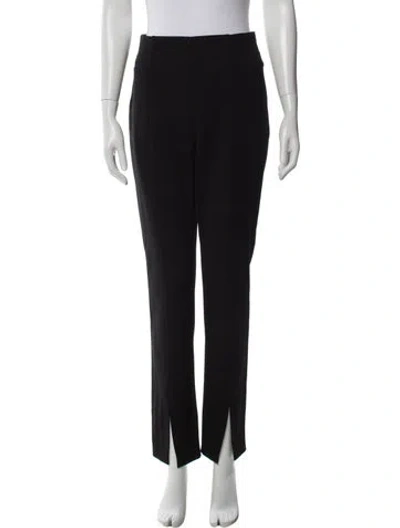 Pre-owned Favorite Daughter Straight Leg Pants In Black