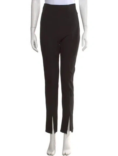 Pre-owned Favorite Daughter Straight Leg Pants In Black
