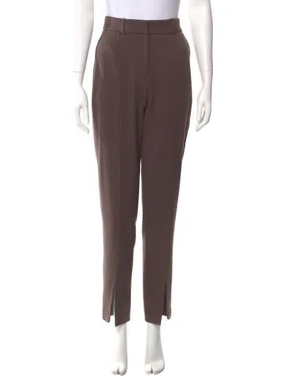 Pre-owned Favorite Daughter Straight Leg Pants In Brown
