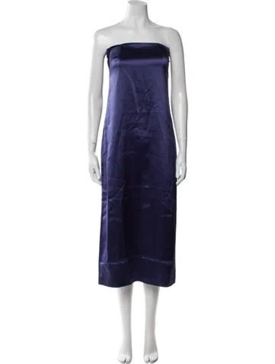 Pre-owned Favorite Daughter Strapless Long Dress W/ Tags In Blue