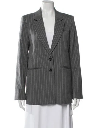 Pre-owned Favorite Daughter Striped Blazer W/ Tags In Gray
