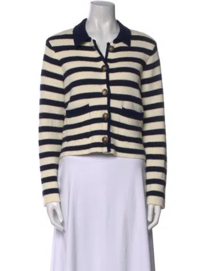 Pre-owned Favorite Daughter Striped Crew Neck Sweater In Multi