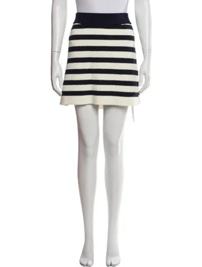 Pre-owned Favorite Daughter Striped Knee-length Skirt W/ Tags In Multi