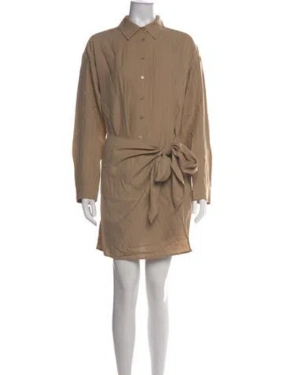 Pre-owned Favorite Daughter Striped Mini Dress W/ Tags In Neutral