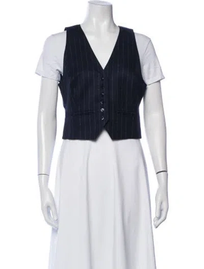 Pre-owned Favorite Daughter Striped Vest W/ Tags In Grey