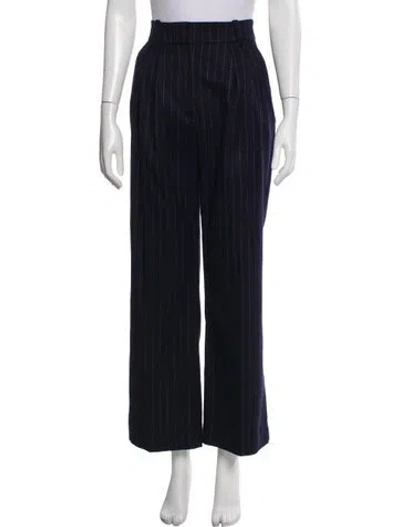 Pre-owned Favorite Daughter Striped Wide Leg Pants In Gray