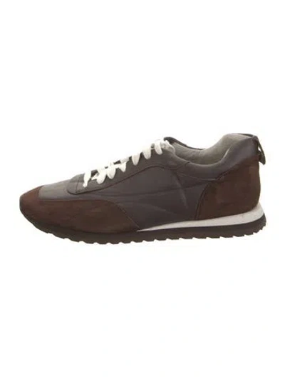Pre-owned Favorite Daughter Suede Sneakers In Brown