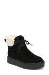 Favorite Daughter Sunny Faux Shearling Platform Bootie In Black