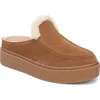 Favorite Daughter Sunny Faux Shearling Platform Clog In Animal Print
