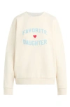 Favorite Daughter Sweatshirt In Gardenia W/baby B