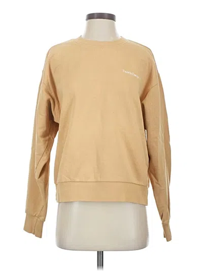 Pre-owned Favorite Daughter Sweatshirt In Tan