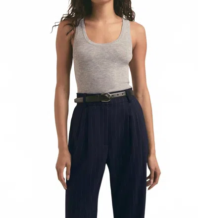 Favorite Daughter Take It Easy Tank In Melange Grey In Gray