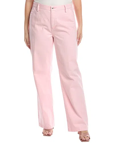 Favorite Daughter Taylor Low Rise Trouser In Pink
