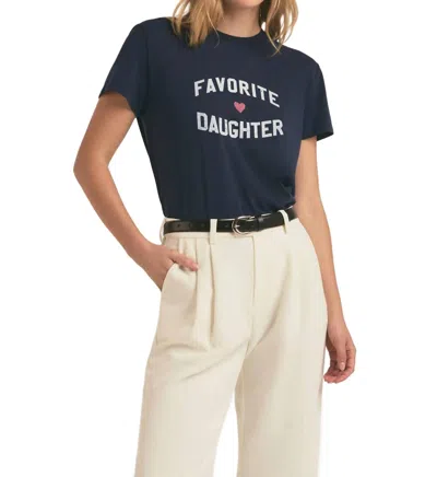 Favorite Daughter Tee In Navy In Blue