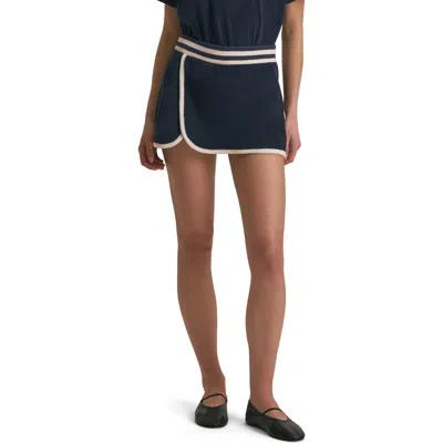 Favorite Daughter Terry Cloth Skort In Blue
