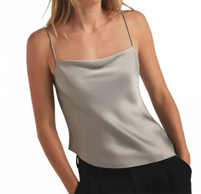 Favorite Daughter That's Hot Cowl Neck Top In Gray