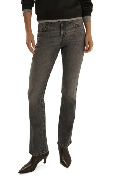 Favorite Daughter The Alba Low Rise Bootcut Jeans In Black