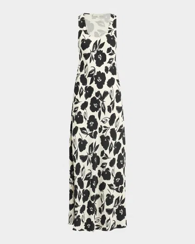Favorite Daughter The All Yours Sleeveless Floral Maxi Dress In Black