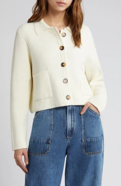 Favorite Daughter The Annabel Knit Jacket In Ivory