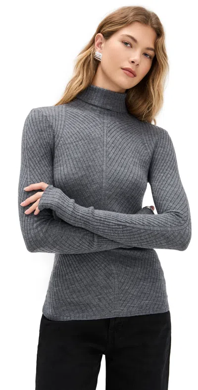 Favorite Daughter The Be Your Girl Top Charcoal In Gray