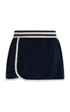 Favorite Daughter The Beach Terry Mini Skort In Blue