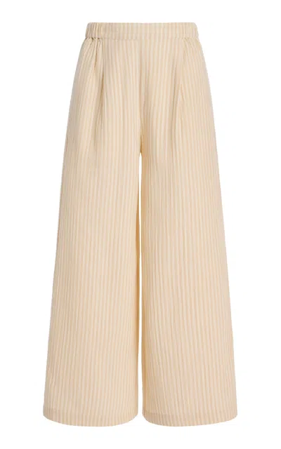 Favorite Daughter The Beach Walk Striped Cotton Pants
