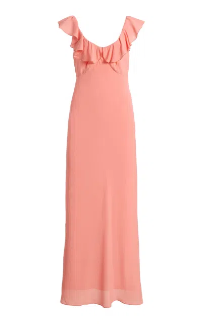 Favorite Daughter The Blossom Ruffled Maxi Dress In Multi