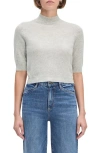 Favorite Daughter The Bonnie Mock Neck Cashmere Sweater In Gray