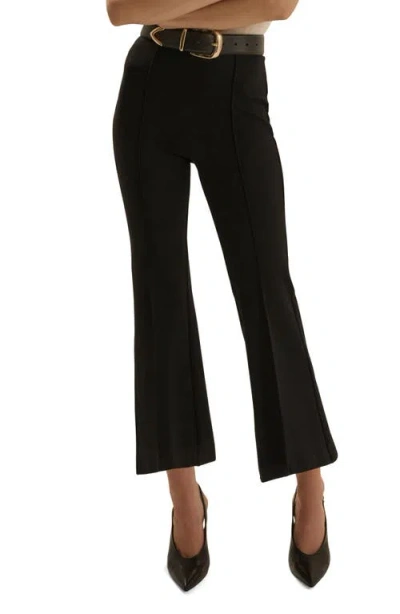 Favorite Daughter The Call Me Back Pintuck Kick Flare Pants In Black